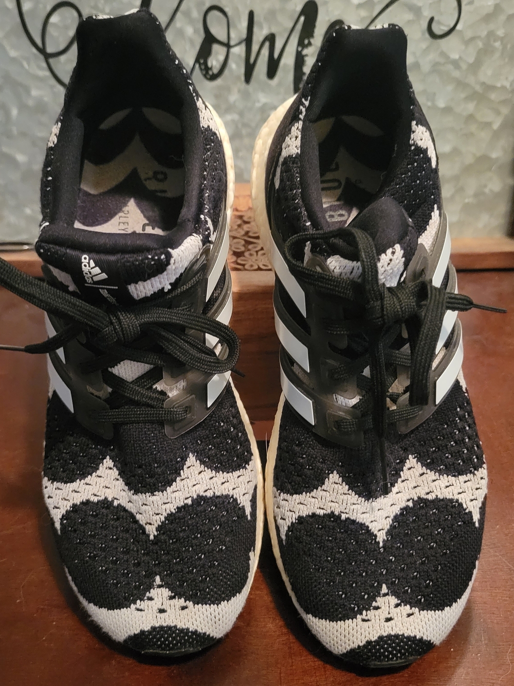 ADIDAS ULTRABOOST DNA MARIMEKKO RASYMATTO BLACK WHITE DOTS RUNNING SHOES 7